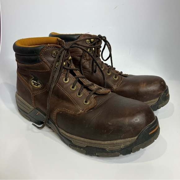 Georgia Boot‎ Diamond Trax work boots 6” brown Leather size 12 - Picture 2 of 9